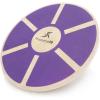 imageProsourceFit Wooden Balance Board NonSlip Wobble Core Trainer 1575in 395cm Diameter with 360 Rotation for Stability Training Full Body Exercises Physical TherapyPurple