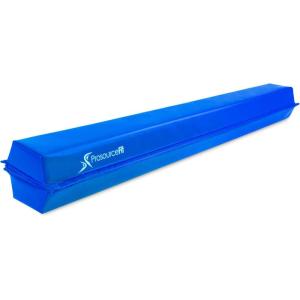 imageProsourceFit Gymnastics Balance Beam for Kids 9ft Long Firm Folding Floor Beam with NonSlip 4inch Wide Surface for Safe Gymnastics Practice at Home or GymBlue