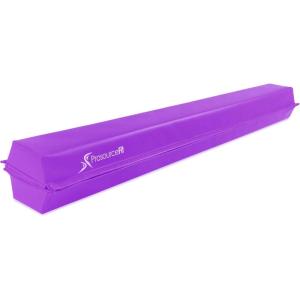 imageProsourceFit Gymnastics Balance Beam for Kids 9ft Long Firm Folding Floor Beam with NonSlip 4inch Wide Surface for Safe Gymnastics Practice at Home or GymPurple