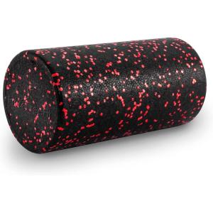 imageProsourceFit High Density Foam Rollers 36  inches LongFirm Full Body Athletic Massage Tool for Back Stretching Yoga Pilates Post Workout Muscle RecuperationBlackRed