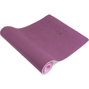imageProsourceFit Natura TPE Yoga Mat 14quot 6mm Thick 72quot Long Reversible with HighDensity Cushion ampamp Nonslip Texture Ecoconscious ampamp Hygienic